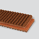 3-Ply 150# Polyester/Nylon Brown Nitrile Roughtop x Bare