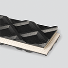 3-Ply 150# Polyester Monofilament Black PVC Waffle Top x Bare