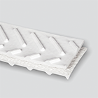 #5106 nterwoven 120# Polyester White PVC Chevron Top x Friction